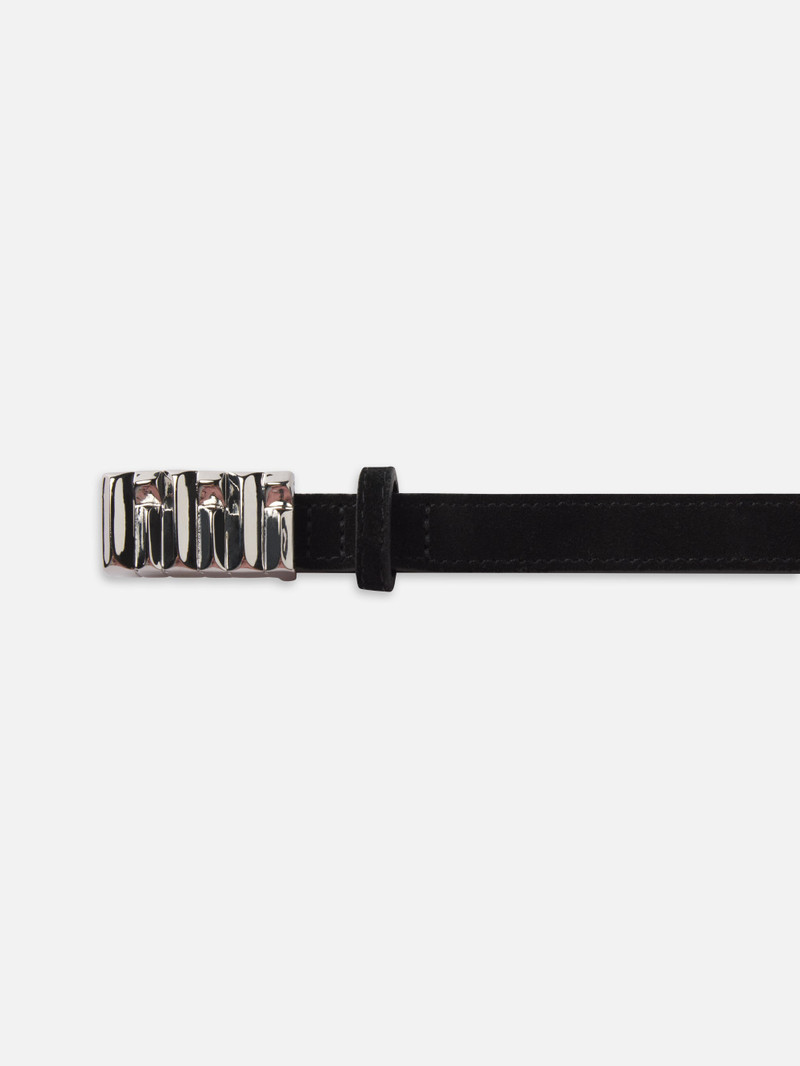 FRAME Petite Sculptural Belt in Black outlook