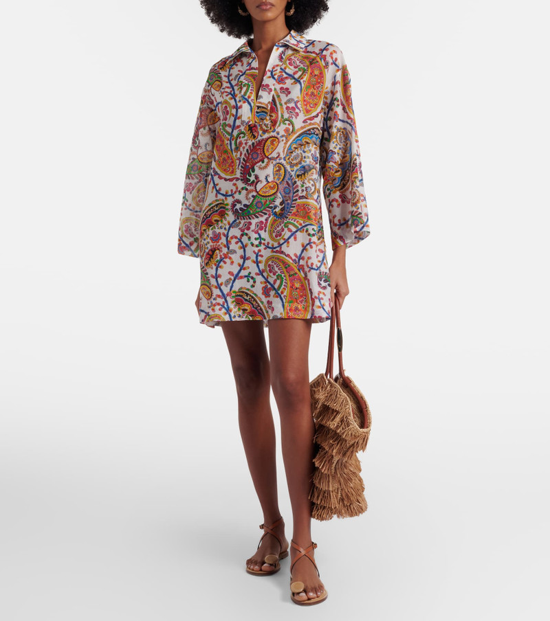 Etro Printed cotton and silk tunic outlook