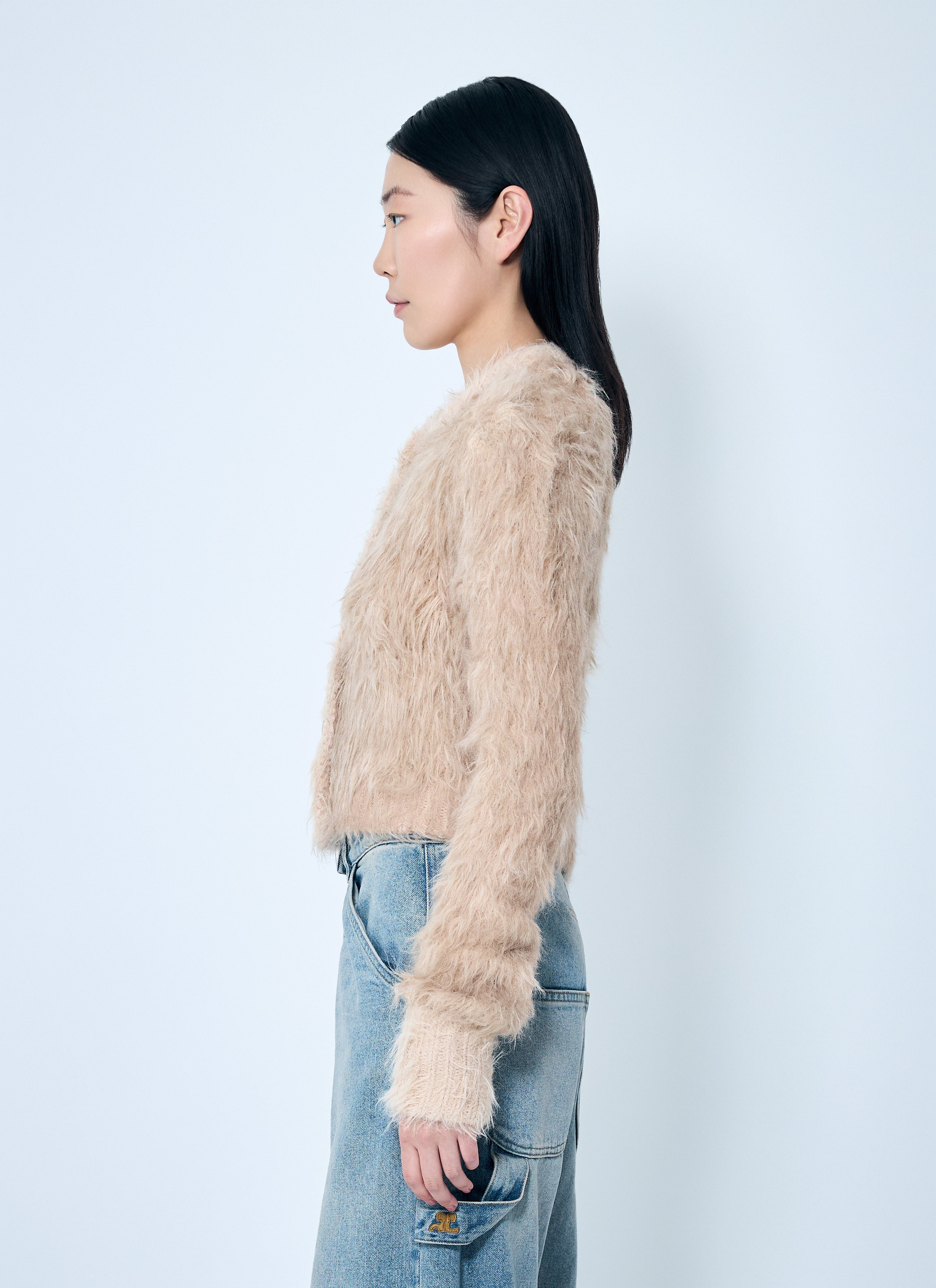 Acne Studios Women Textured Cardigan - 3