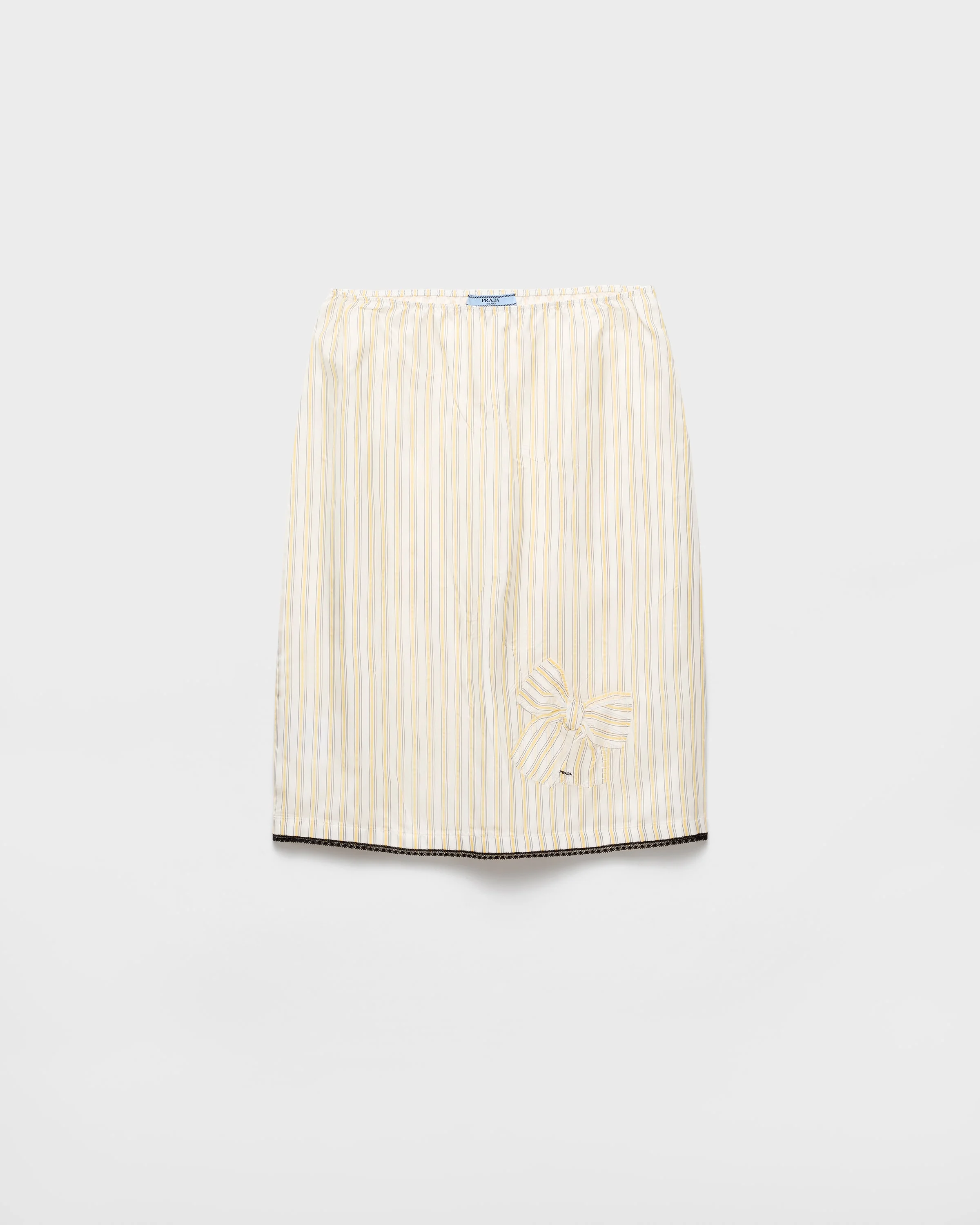Striped skirt with appliqué - 1