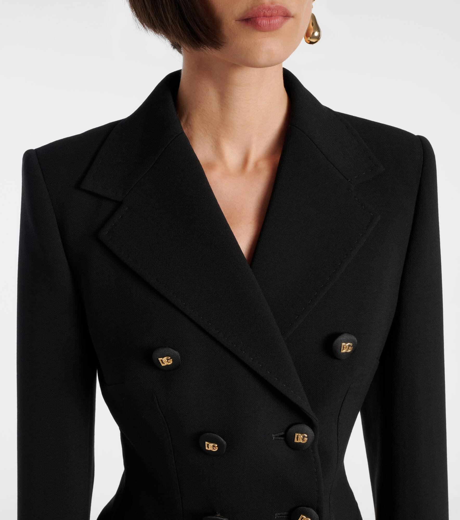 DG virgin wool blazer - 4