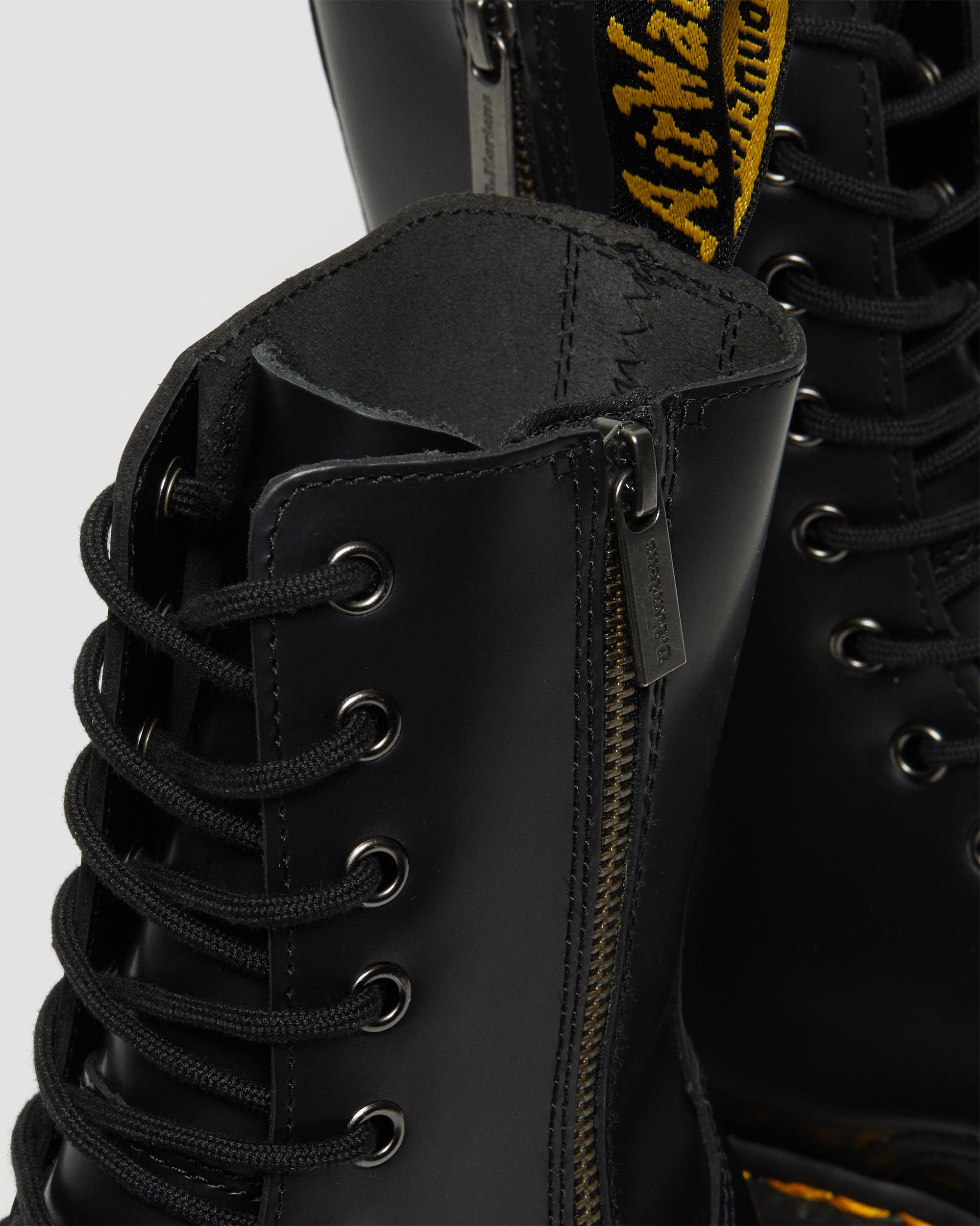 Jadon Hi Boot Smooth Leather Platforms - 4