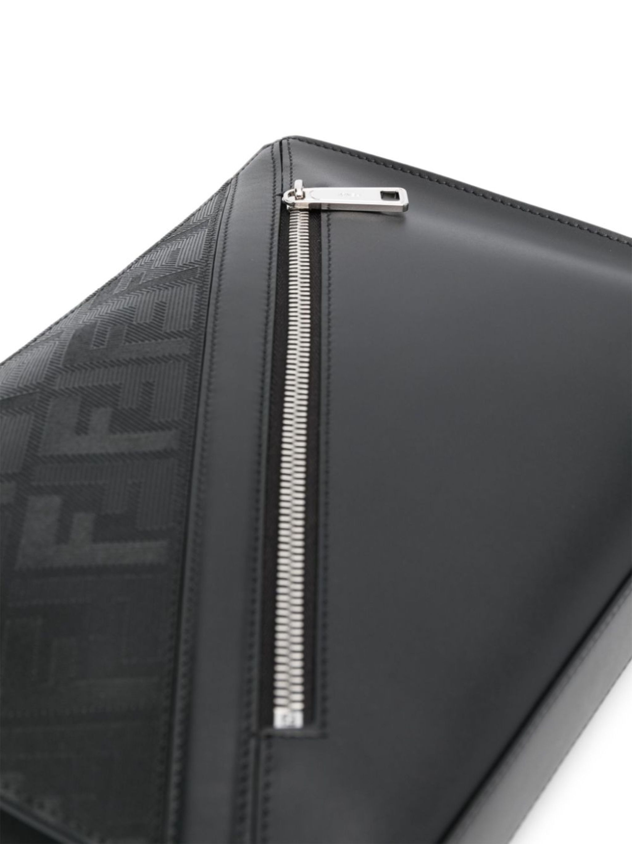 Shadow Diagonal leather clutch bag - 4