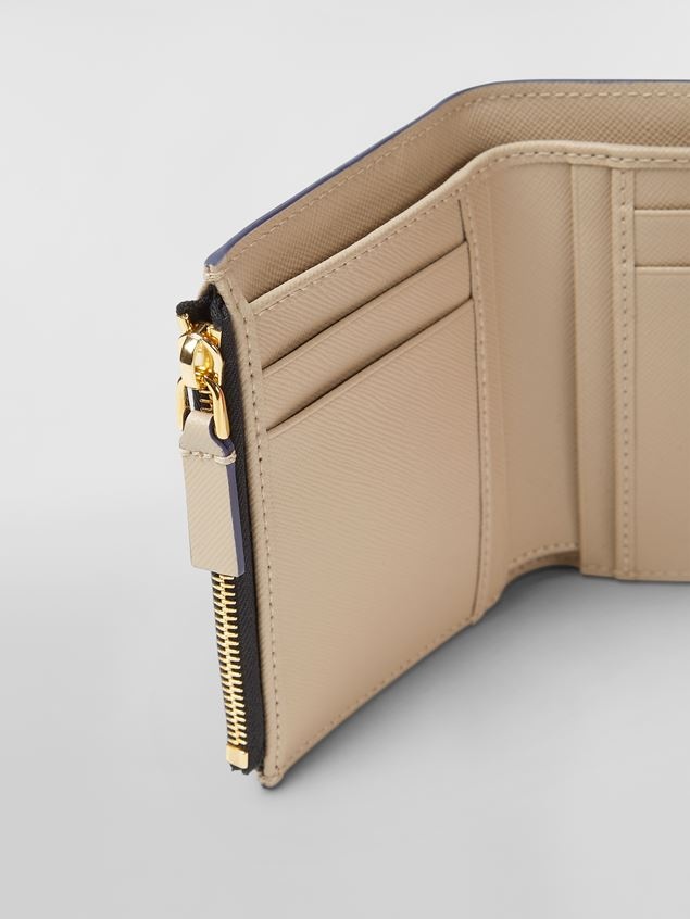 SQUARE WALLET IN SAFFIANO LEATHER - 4