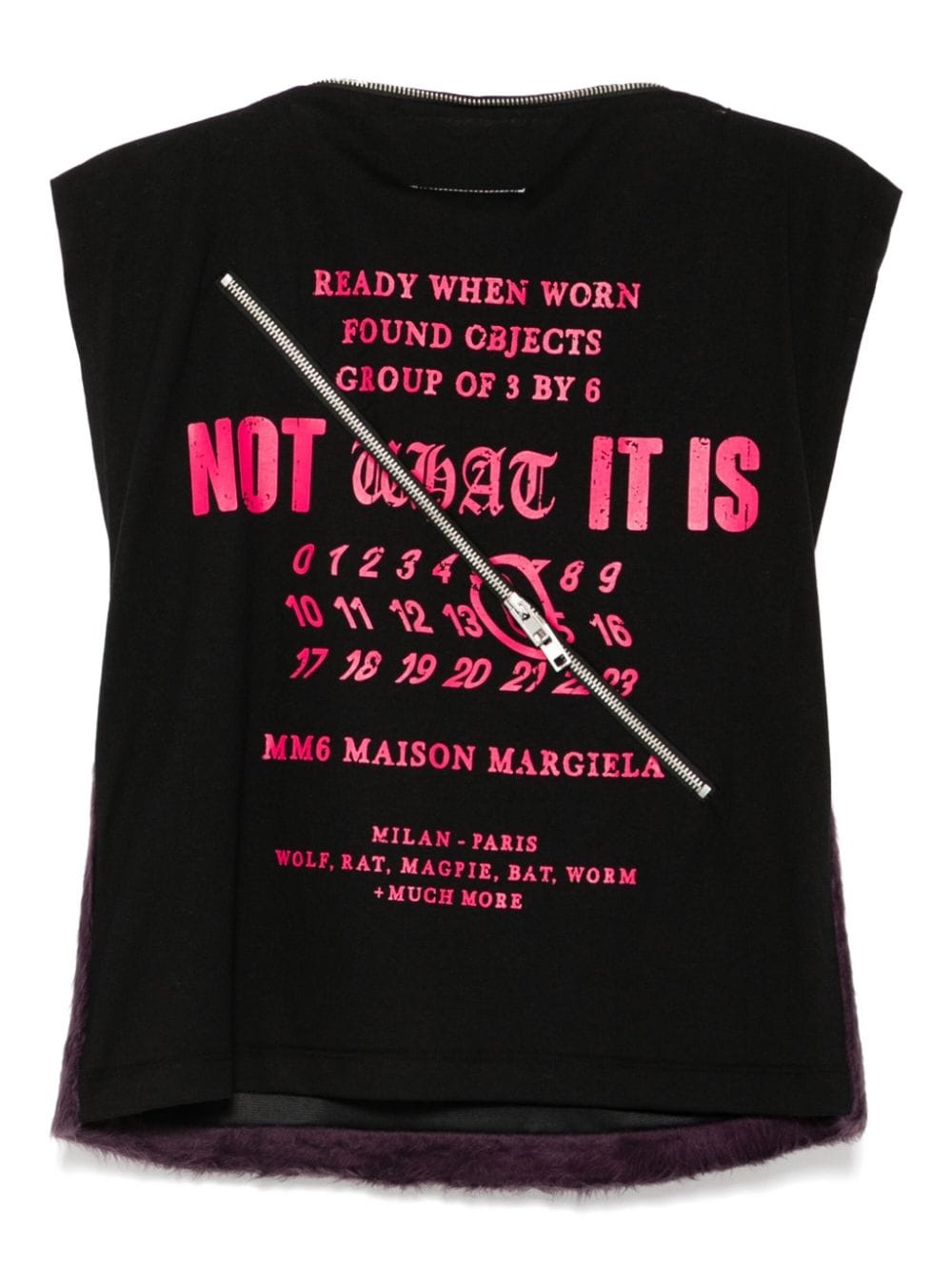 zipper detailing vest - 2