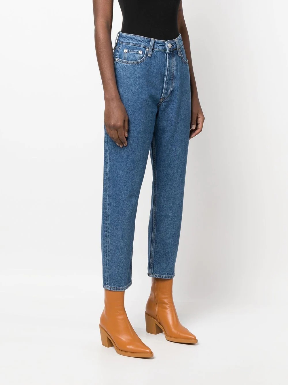 Alissa high-rise tapered jeans - 3