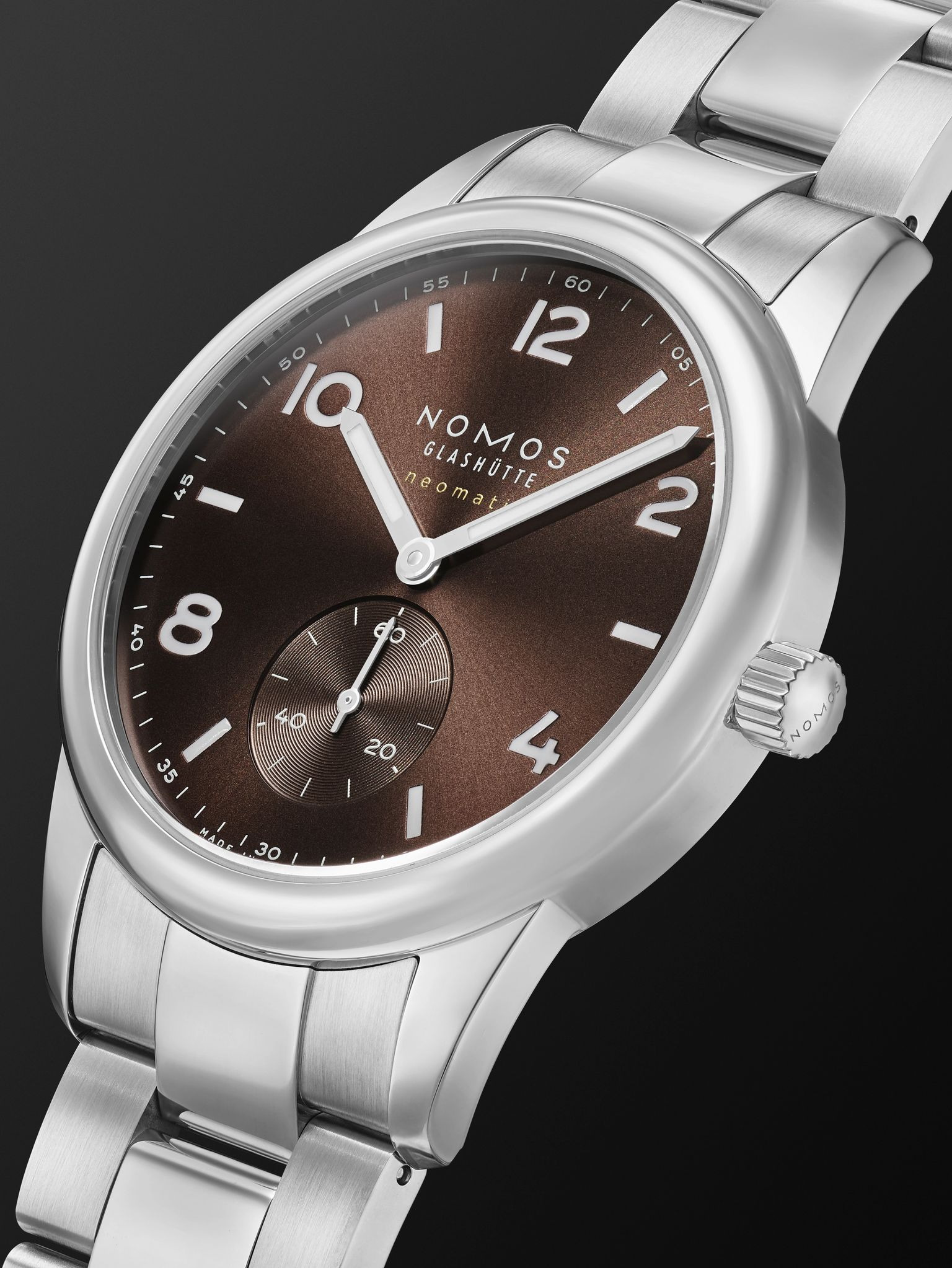 Club Sport Neomatik Automatic 39.5mm Stainless Steel Watch, Ref. No. 760 Brown - 3