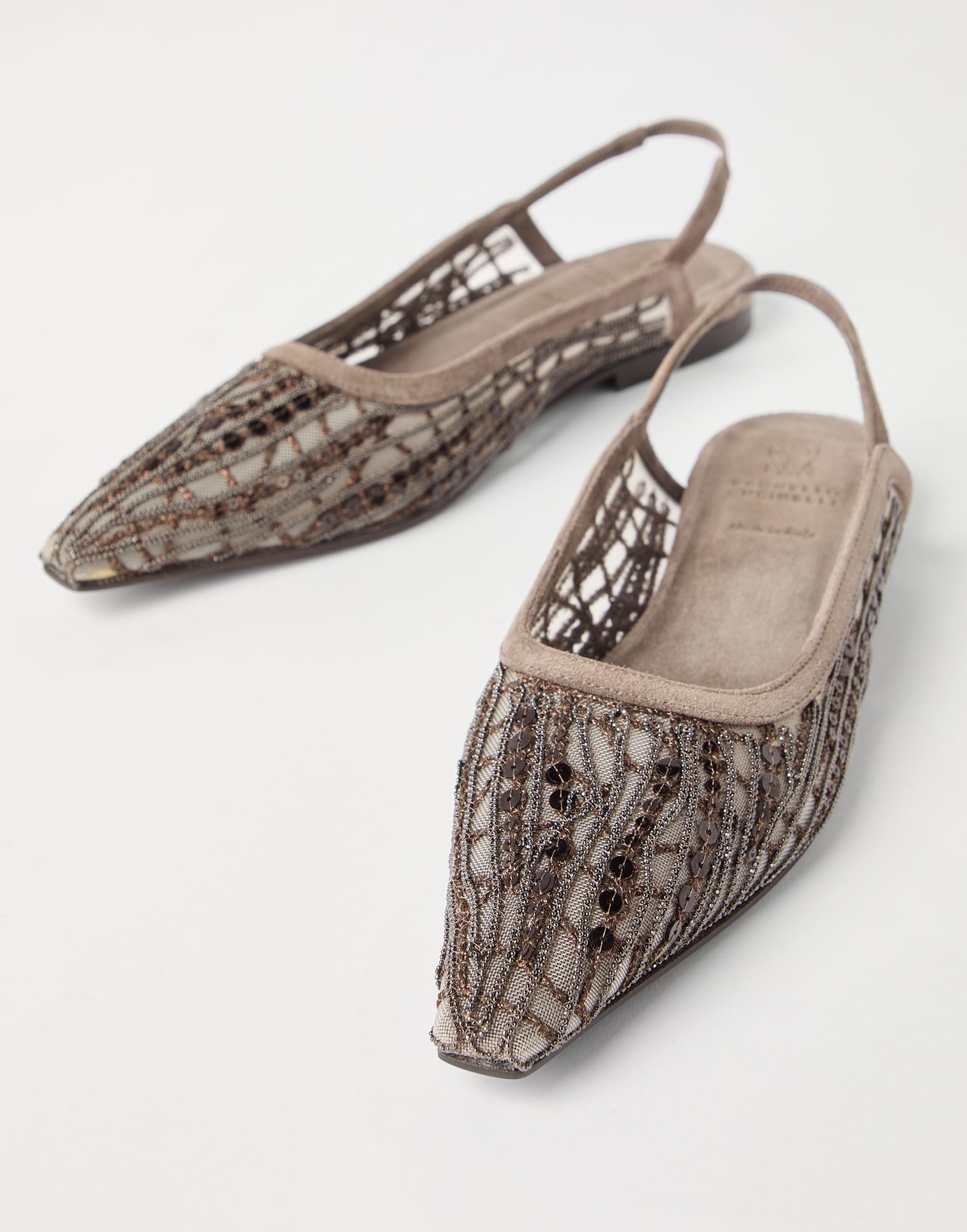 パンプス Brunello cucinelli 'City Glistening Abstract Embroidery' Brunello Cucinelli Glistening Abstract Embroidery City Pumps