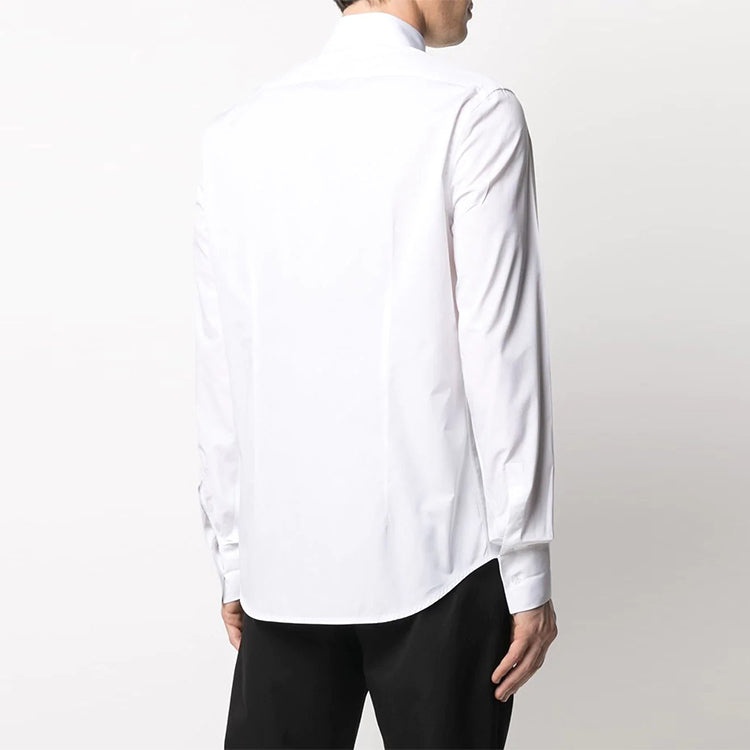 Off-White Hands Off Classic Shirt 'White/Black' OMGA152S21FAB0010110 - 4