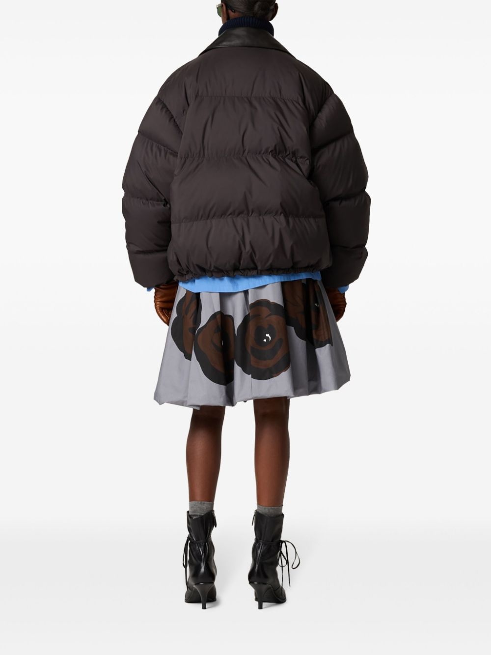 cropped down jacket - 3