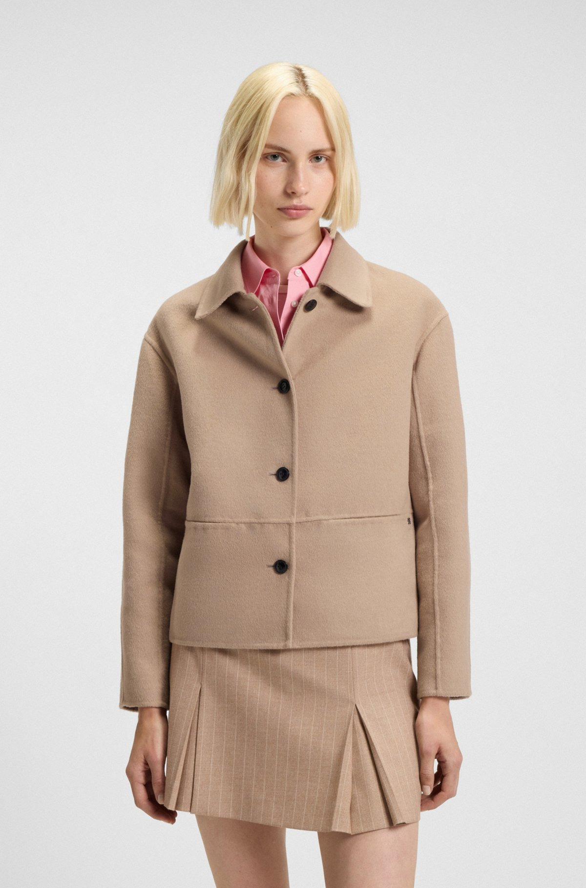 RELAXED-FIT JACKET WITH BUTTON FRONT - 2
