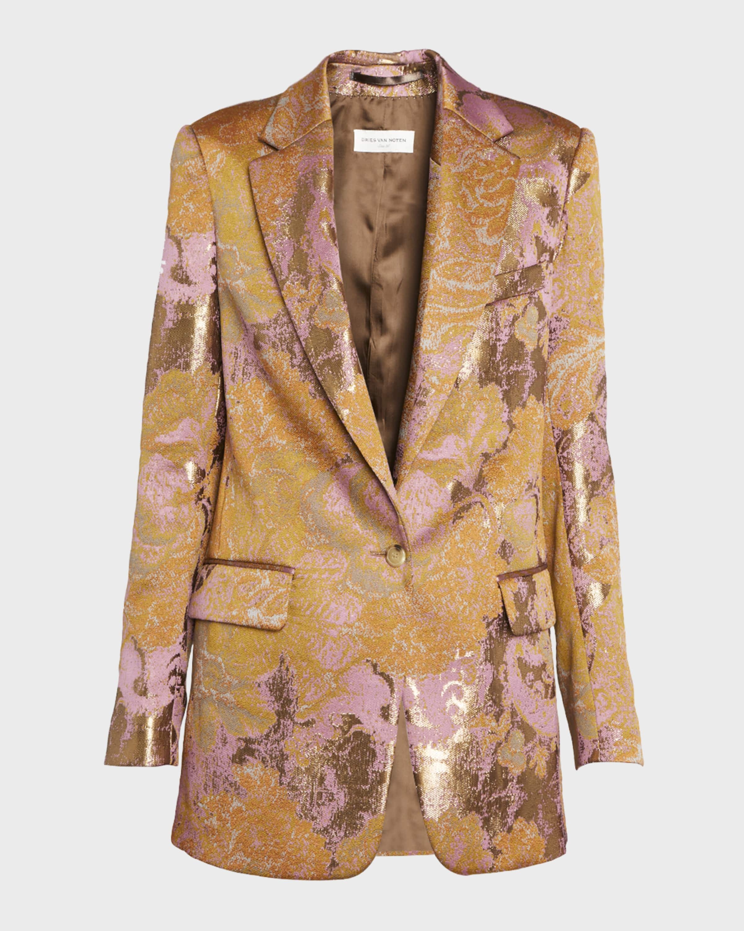 Dries Van Noten Blanchet Jacquard Jacket | REVERSIBLE