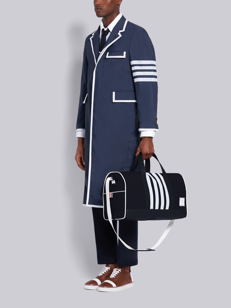 Navy Nylon 4-Bar Gym Bag 6