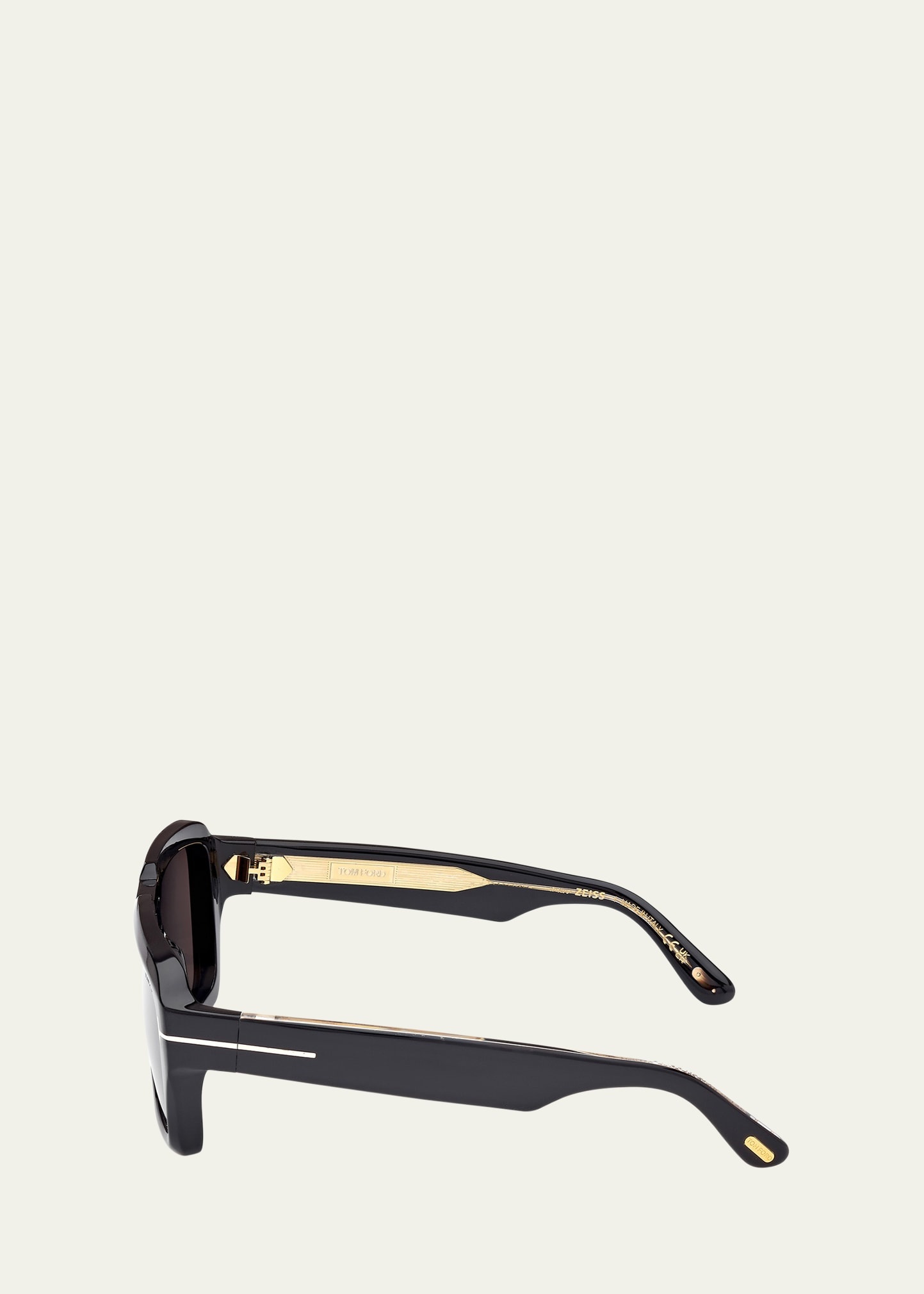 Men's FT1202M Acetate Rectangle Sunglasses - 3
