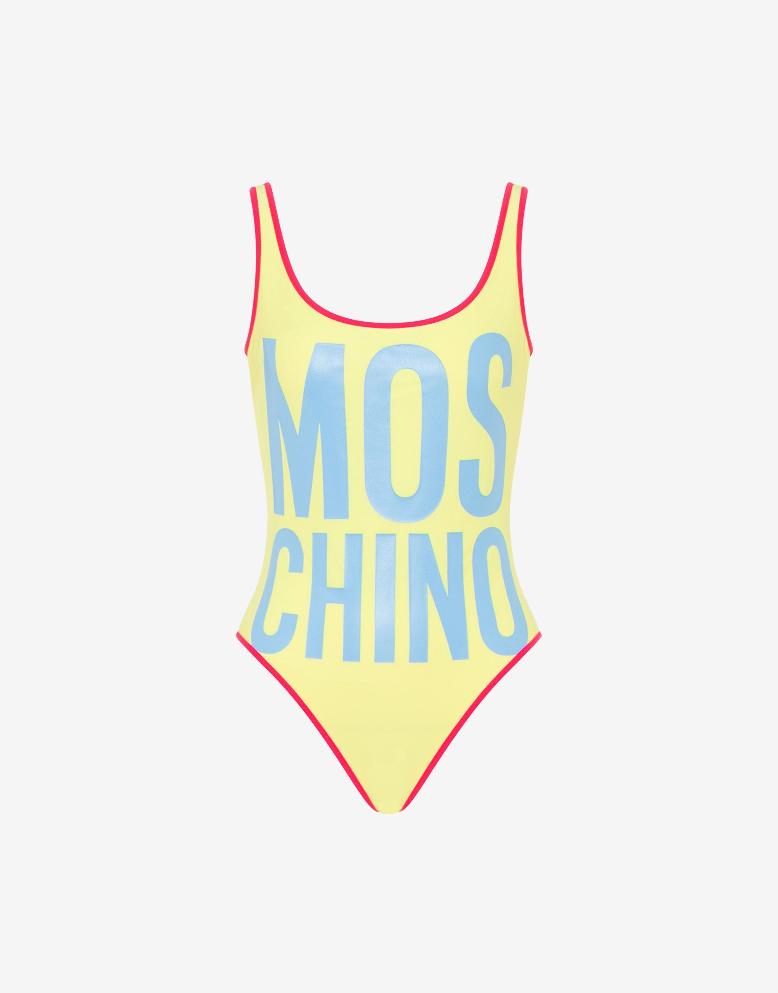 MAXI LOGO COLOUR BLOCK ONE-PIECE SWIMSUIT - 1