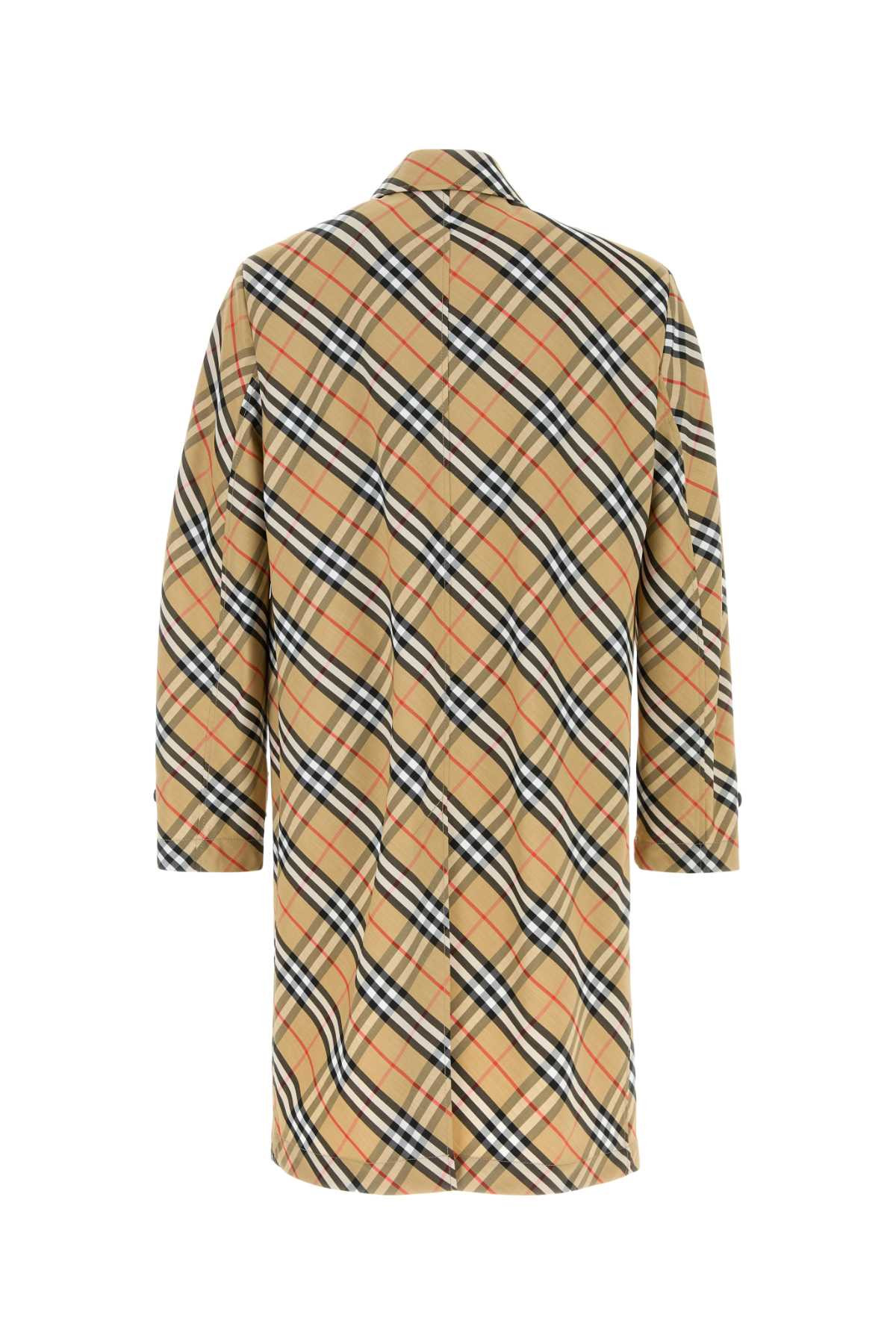 Burberry Men Embroidered Polyester Trench Coat - 2