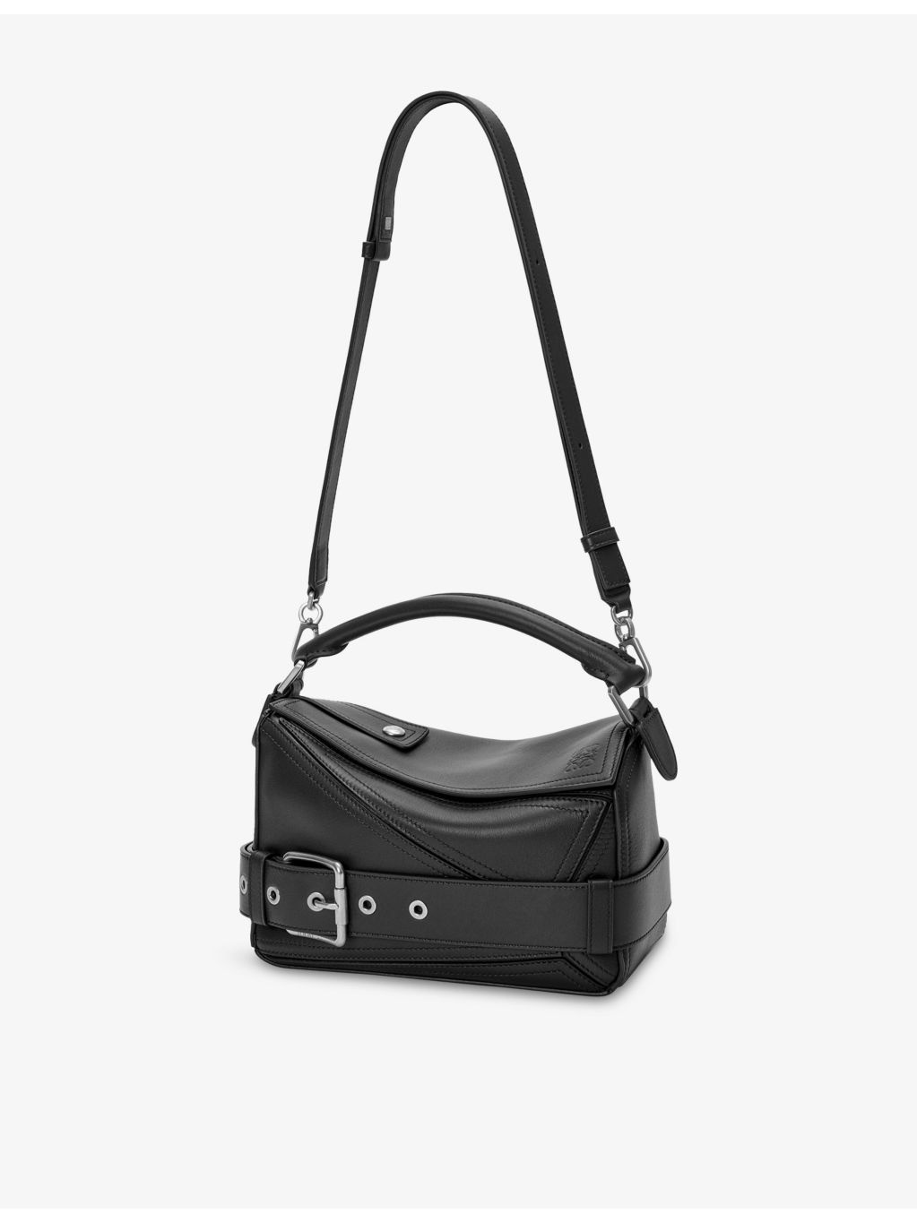 Puzzle Biker Small Leather Cross-Body Bag - 9