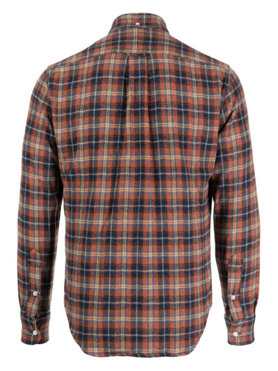Gitman Vintage plaid-print cotton shirt outlook