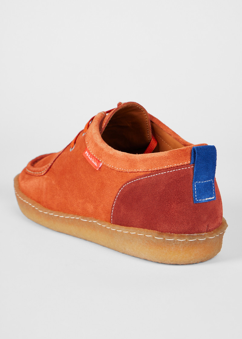 Orange Suede 'Buster' Shoes 5