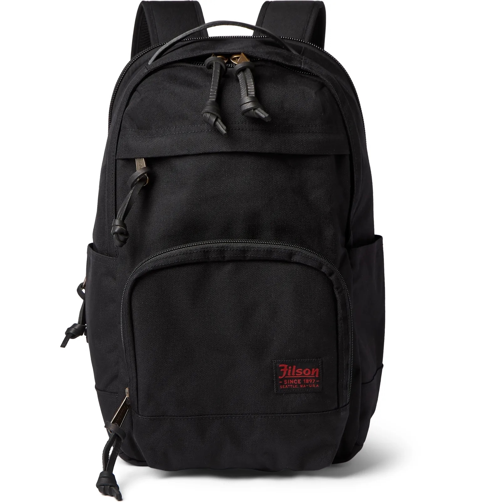 Dryden Leather-Trimmed CORDURA Backpack - 16