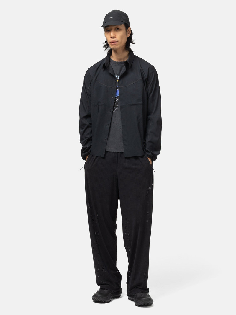 SATISFY PeaceShell River Shirt Black outlook
