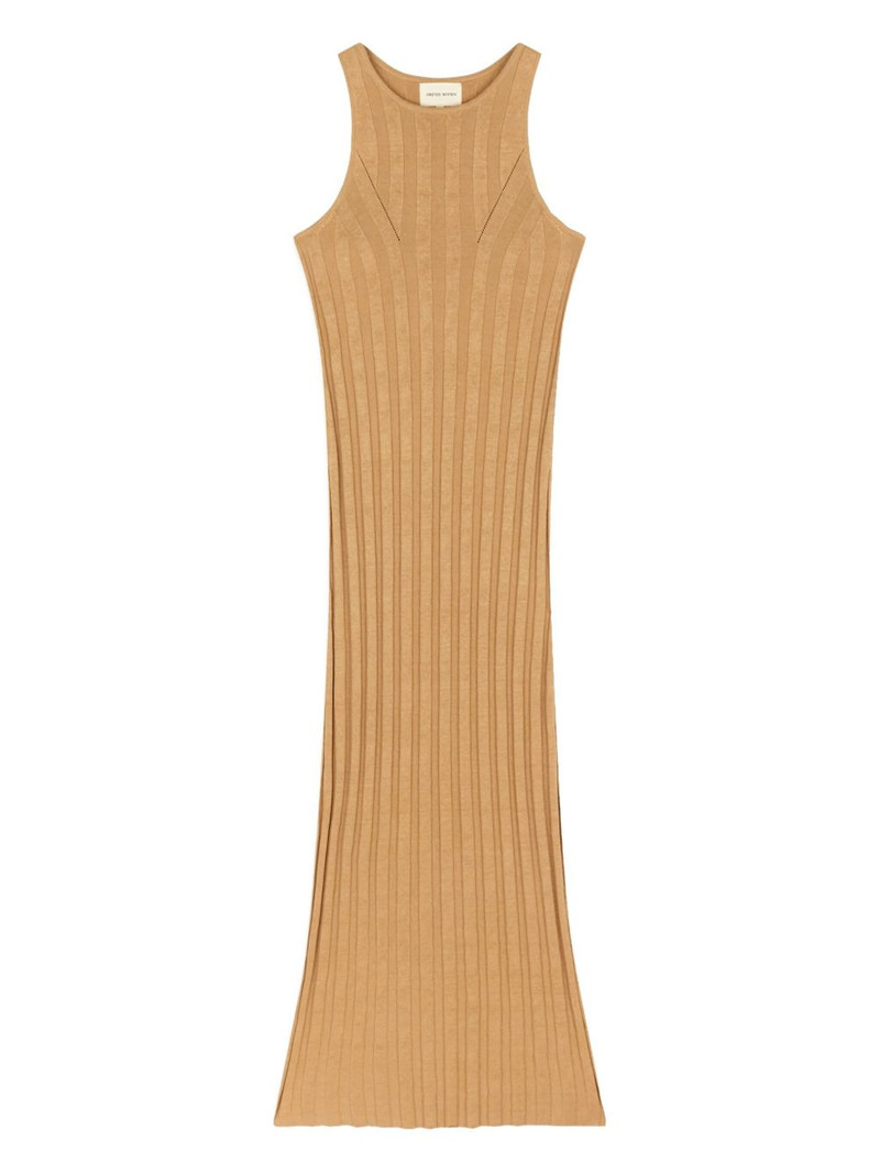ribbed sleeveless day dress 1