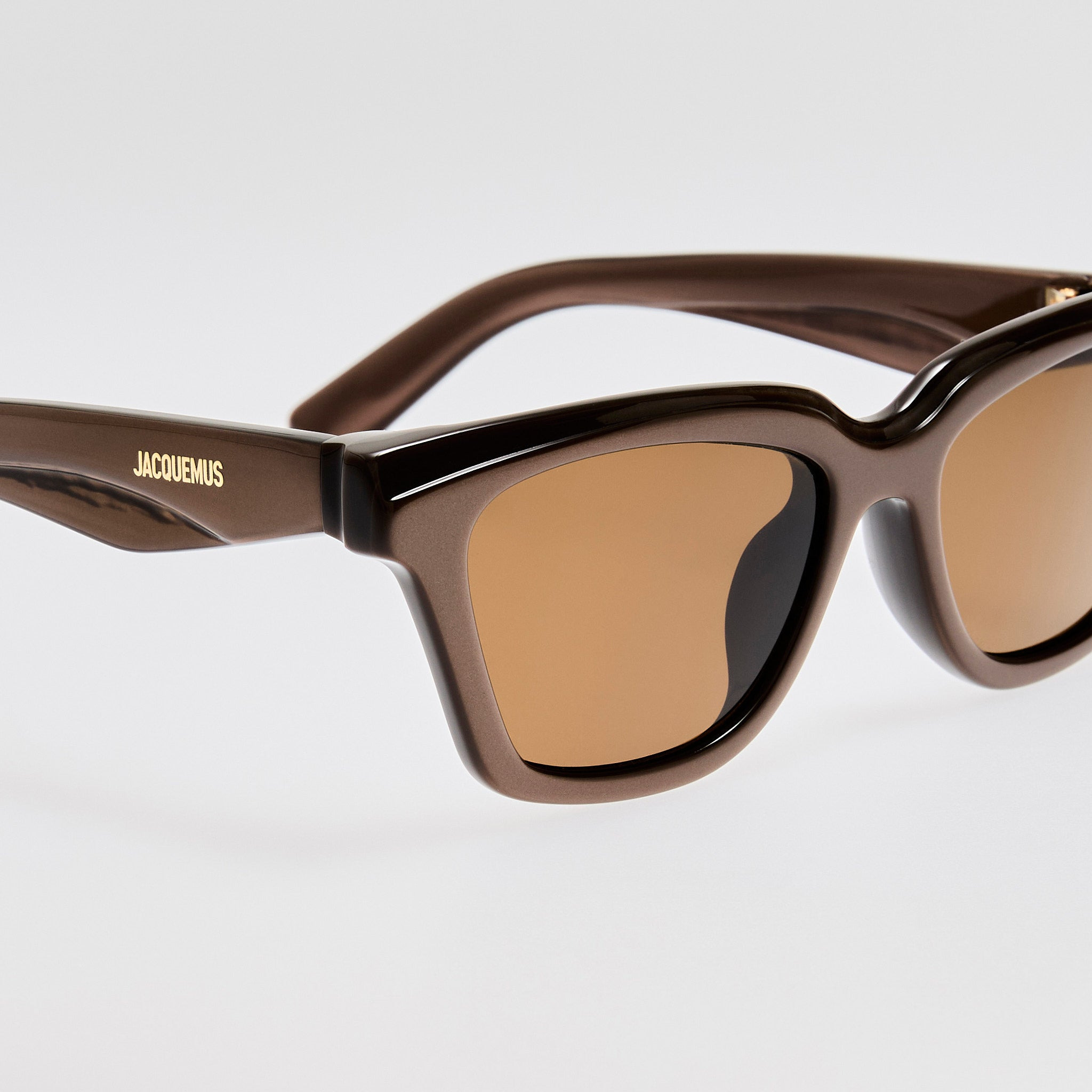 Carre Sunglasses in Metallic Brown - 5