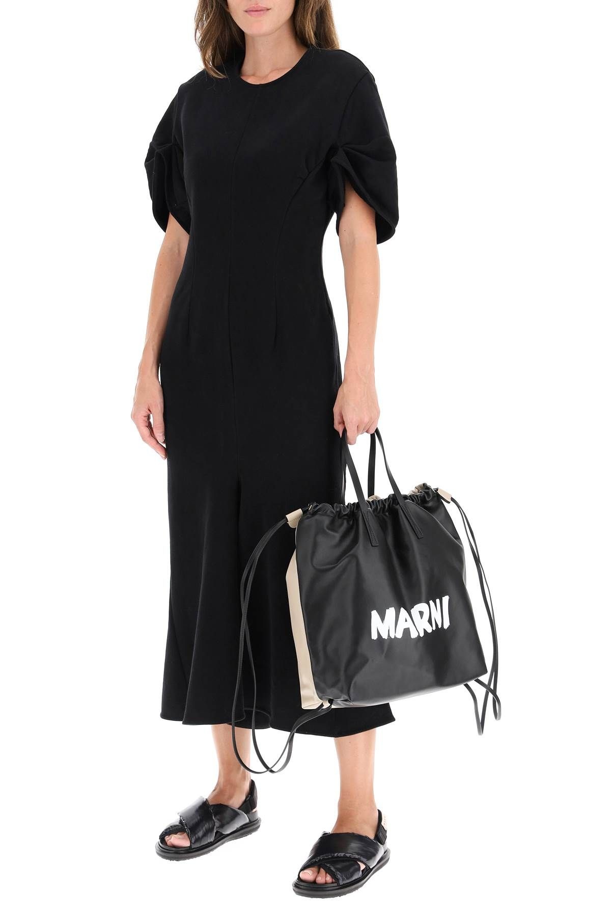 FLEECE MIDI DRESS - 2