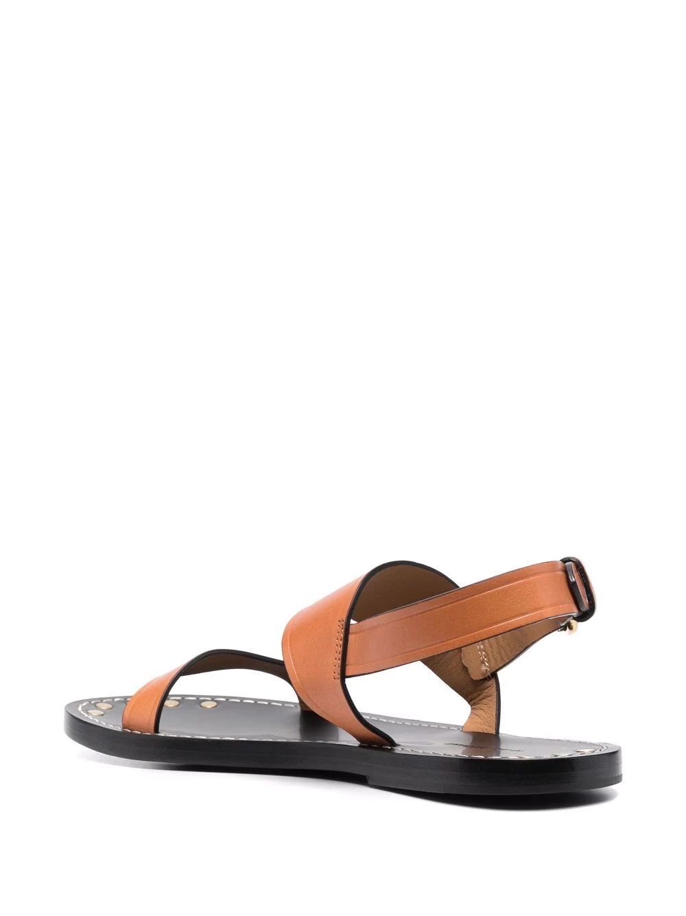 stud detail leather sandals - 3