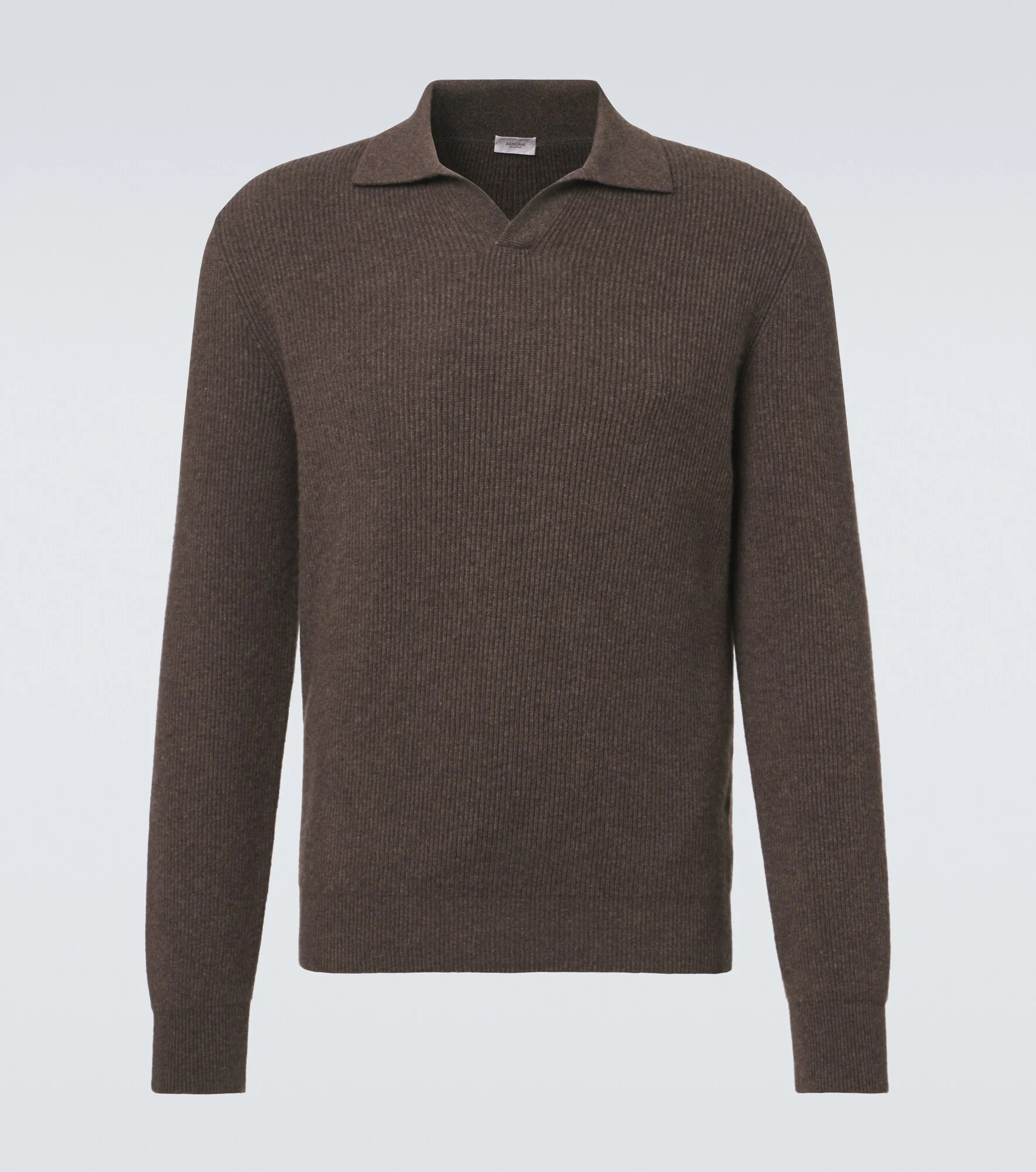 Cashmere polo sweater - 1