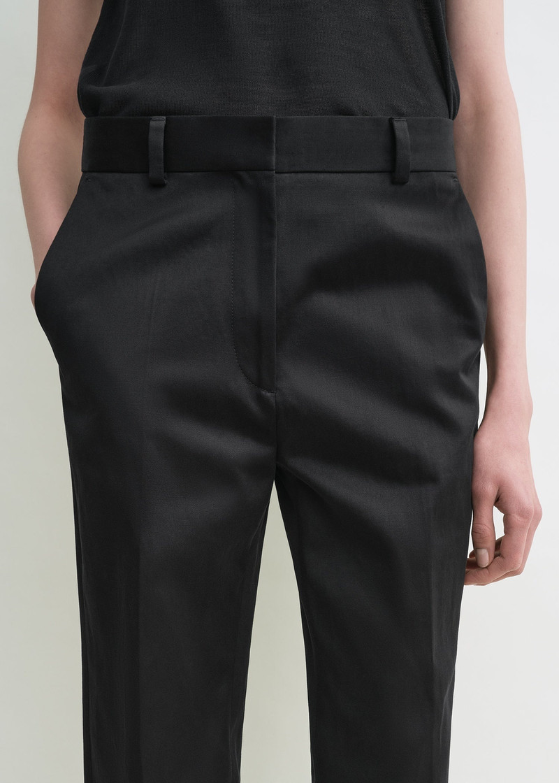 Tailored chinos black 5