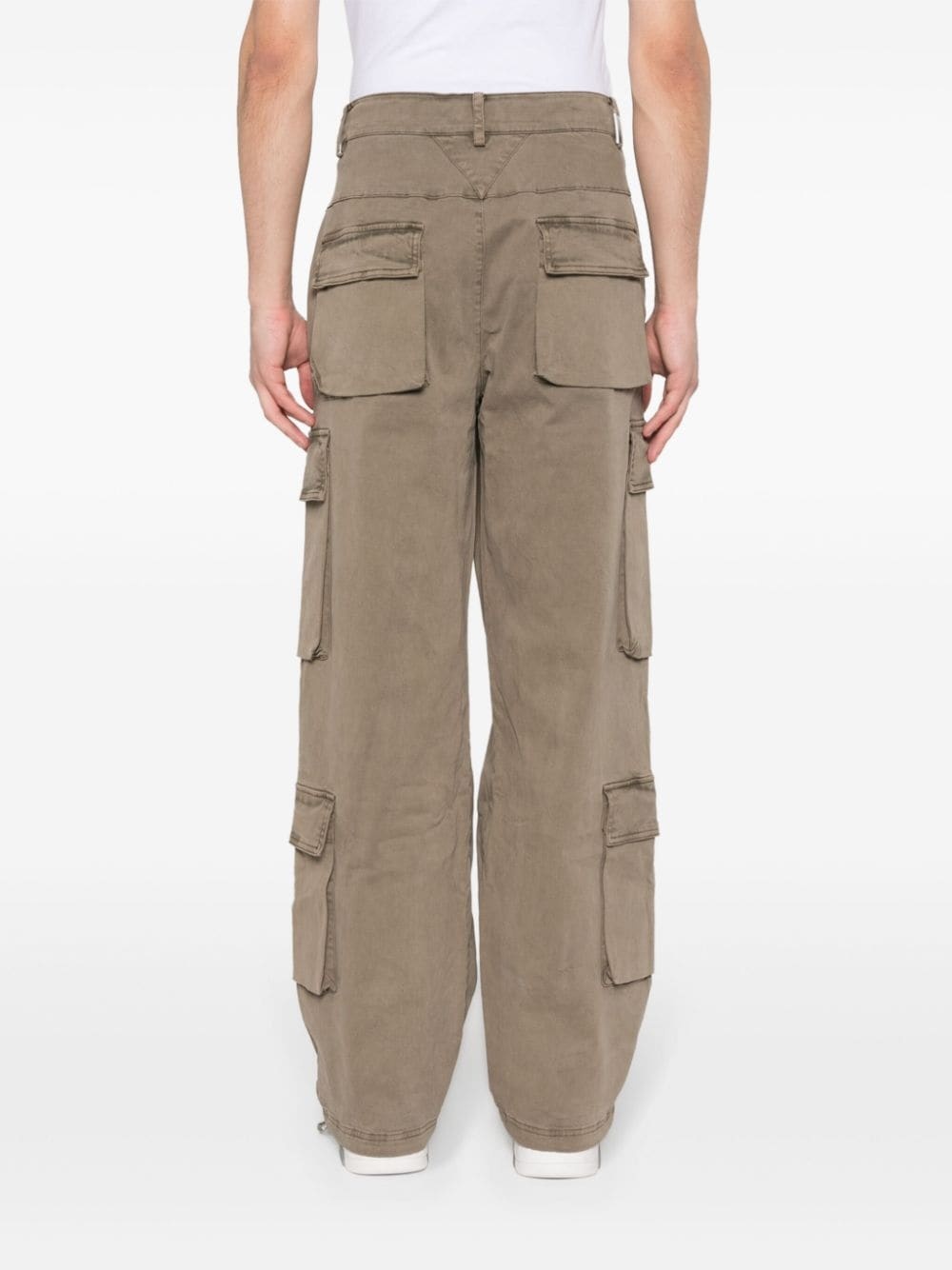 logo-plaque cargo pants - 4