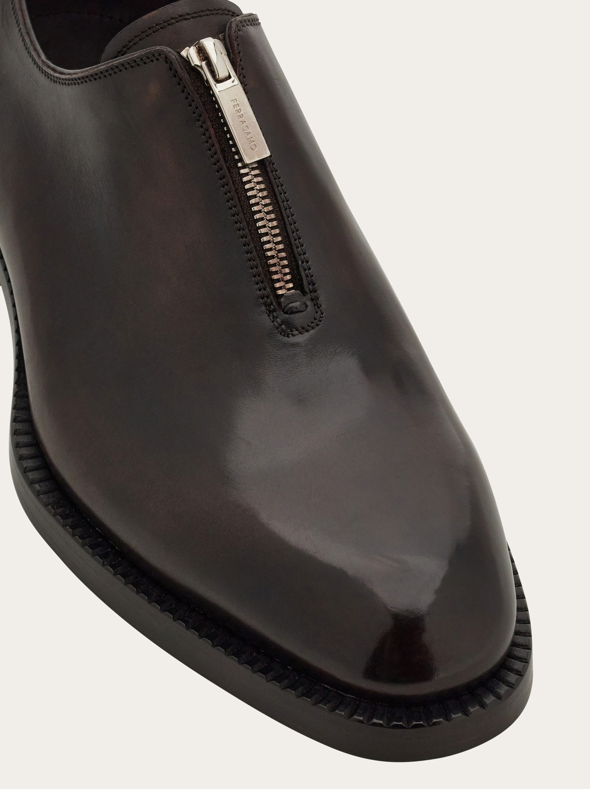 Derby shoe with zip detail - 7