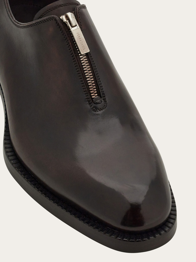 Derby shoe with zip detail 7