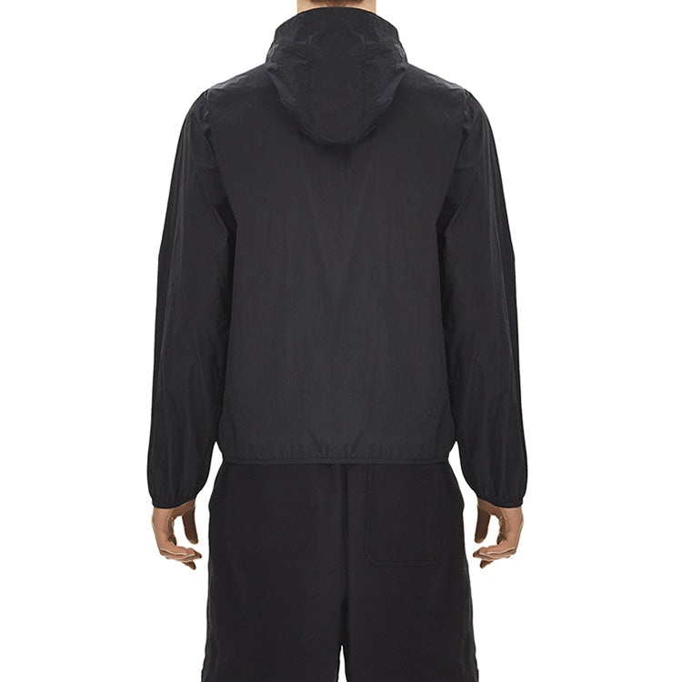 Men's Y-3 TRVL Nylon Parka Jacket Breathable Black FN3011 - 4