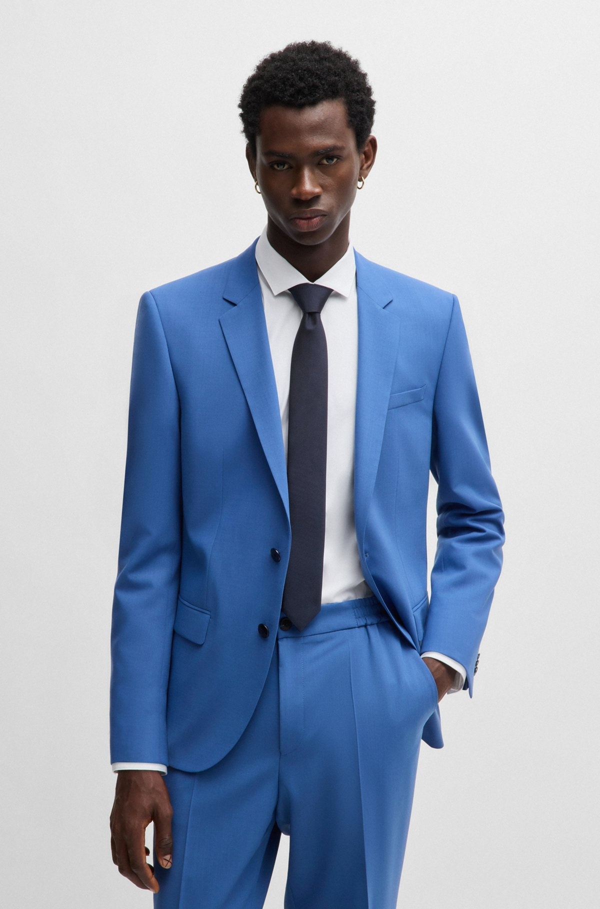 SILK-BLEND TIE WITH JACQUARD WEAVE - 2