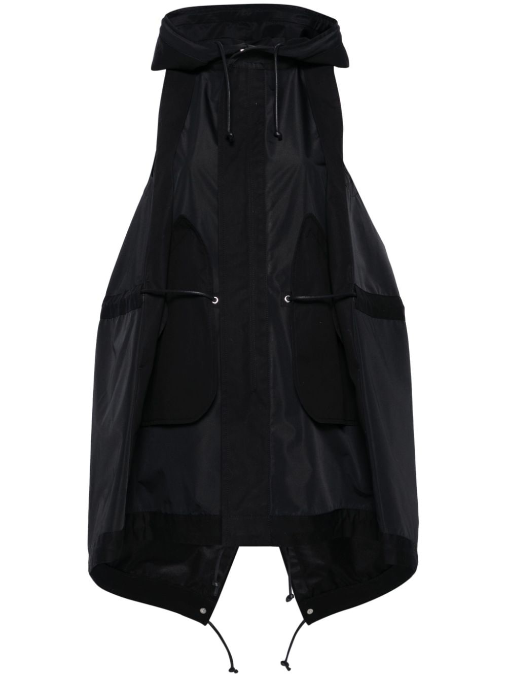 sleeveless hooded gilet - 1