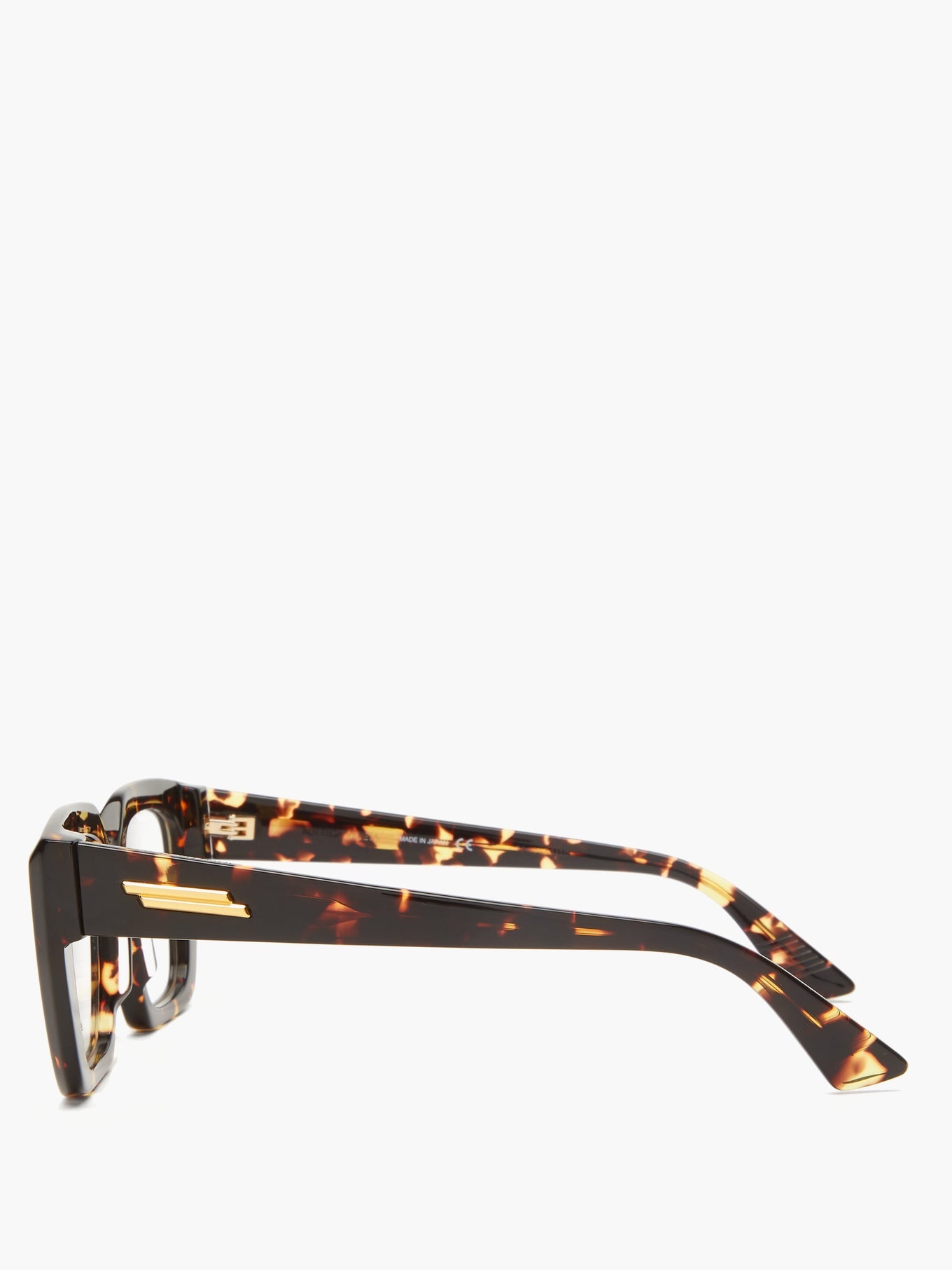 Square tortoiseshell-acetate glasses - 3