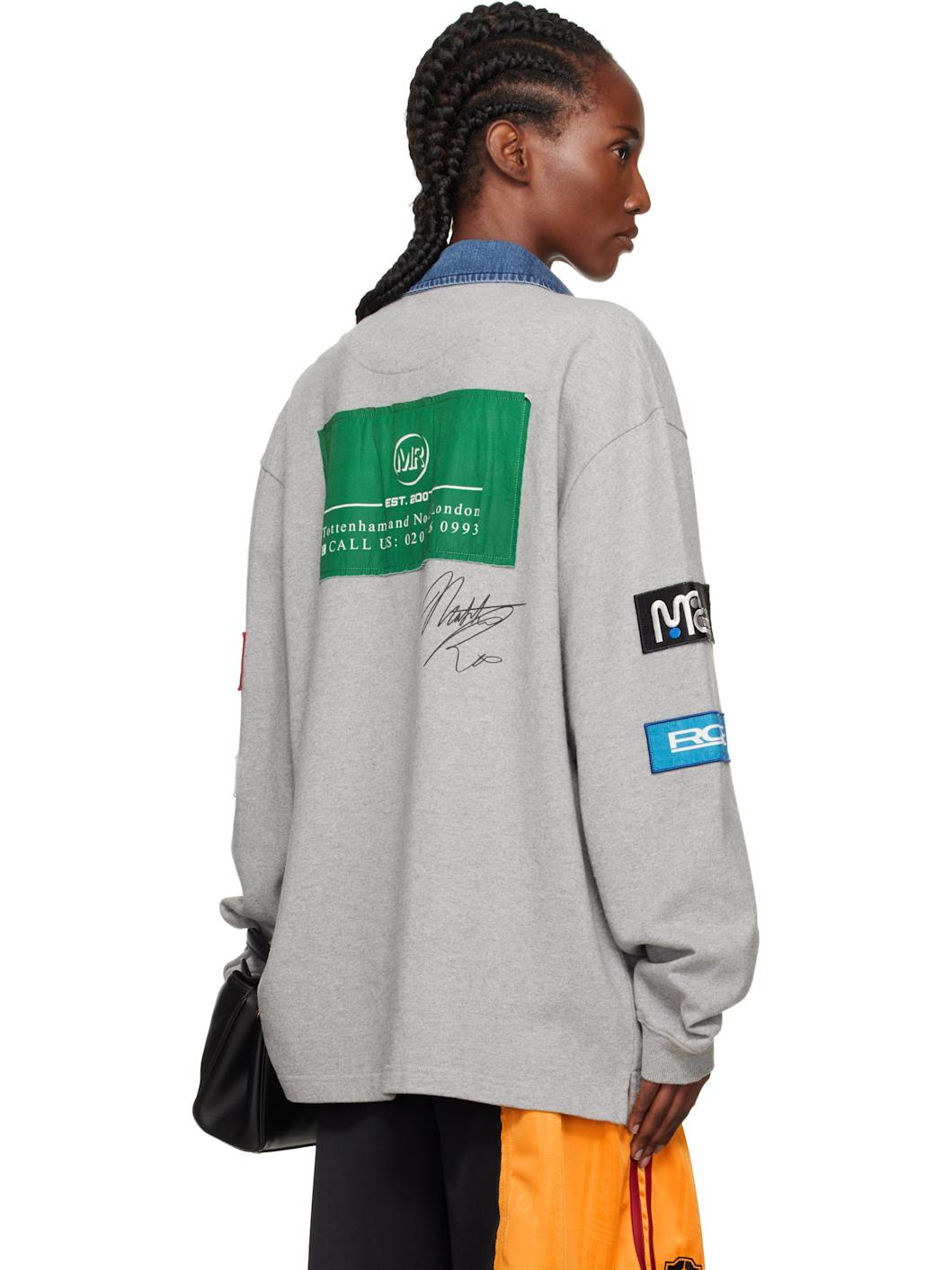 Gray Rugby Polo - 3