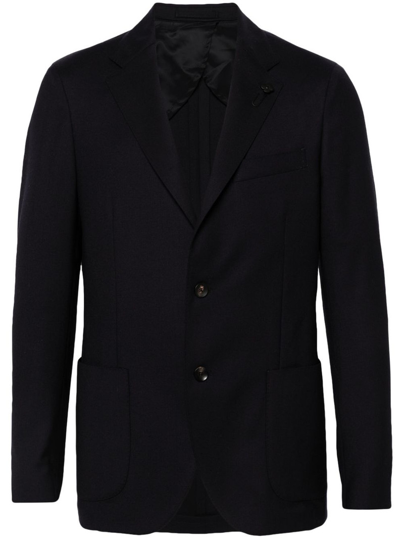 brooch-detail blazer 1