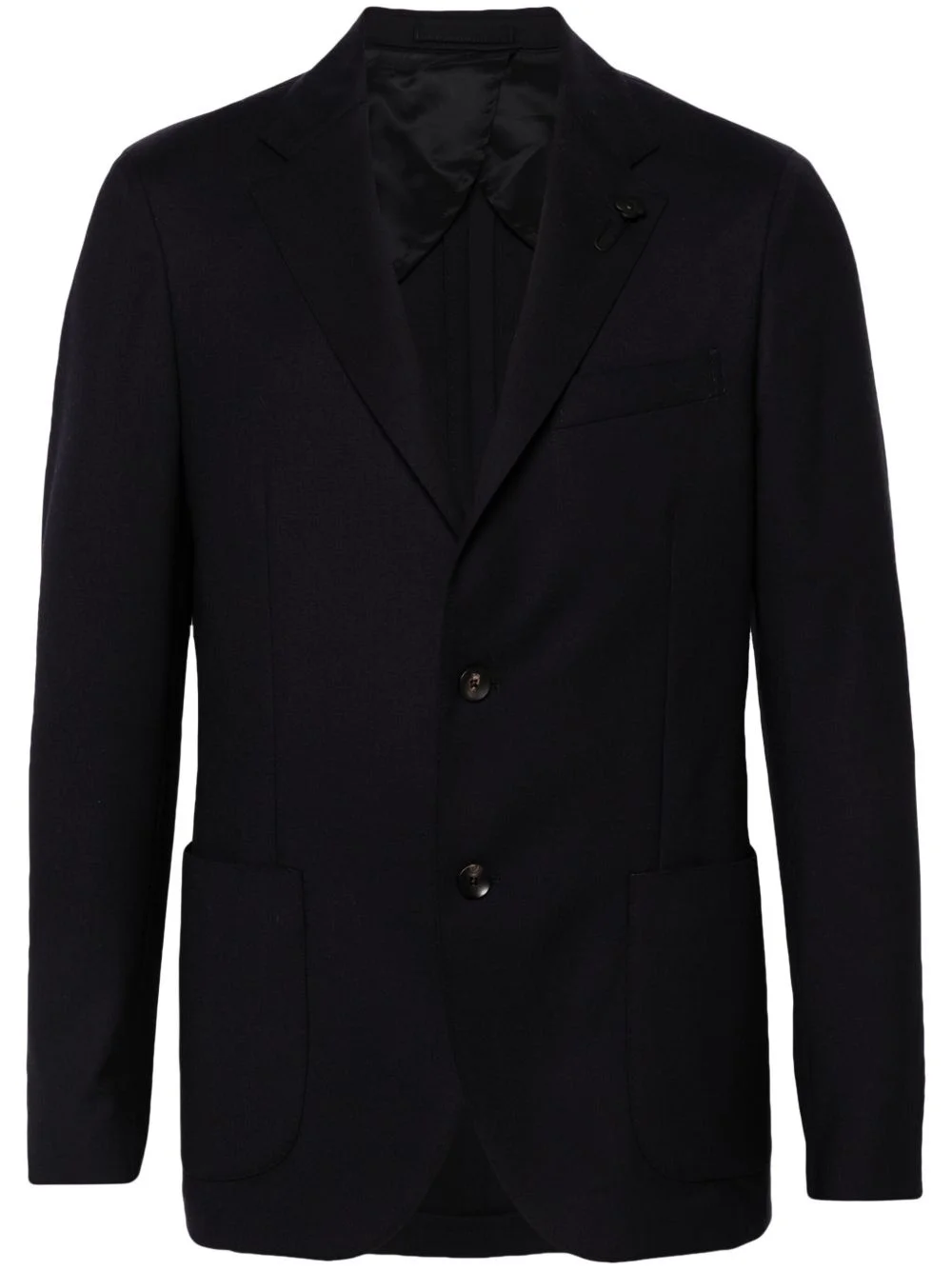 brooch-detail blazer - 1