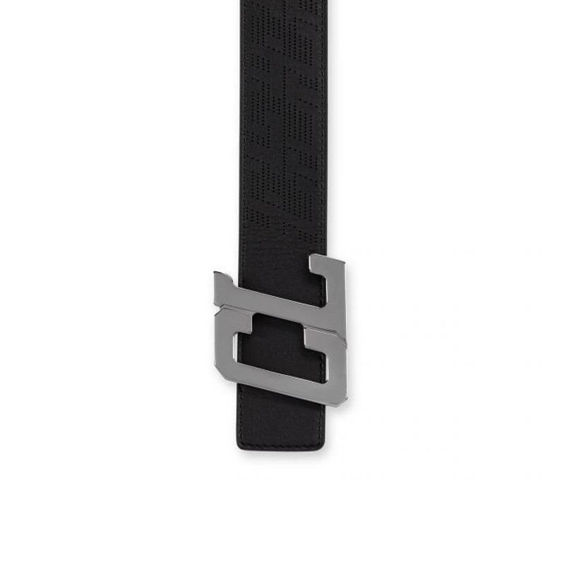 Happy Rui Cl Logo Belt BLACK/LOUBI/GUN METAL 3