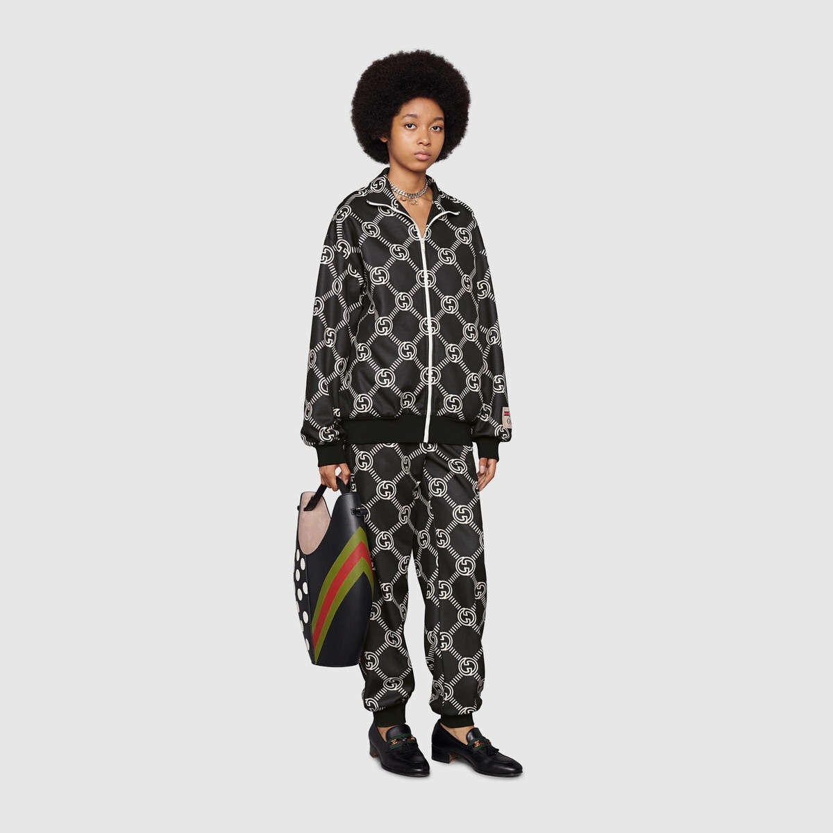 Interlocking G zip jacket - 2