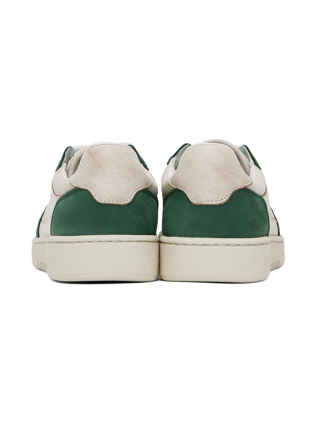 Off-White & Green Dice Lo Sneakers - 2