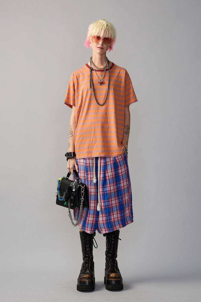 PLEATED JUMBO SHORT WITH ELASTIC WAIST 1