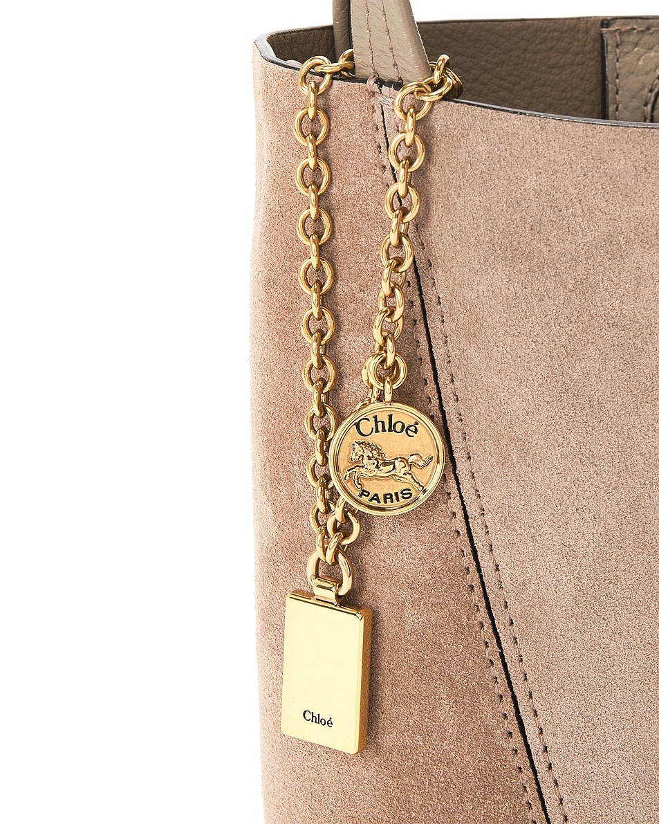 Chloe Spin Suede Bag - 8