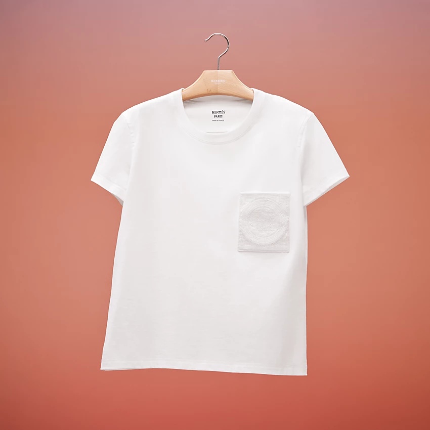 Embroidered pocket t-shirt - 4