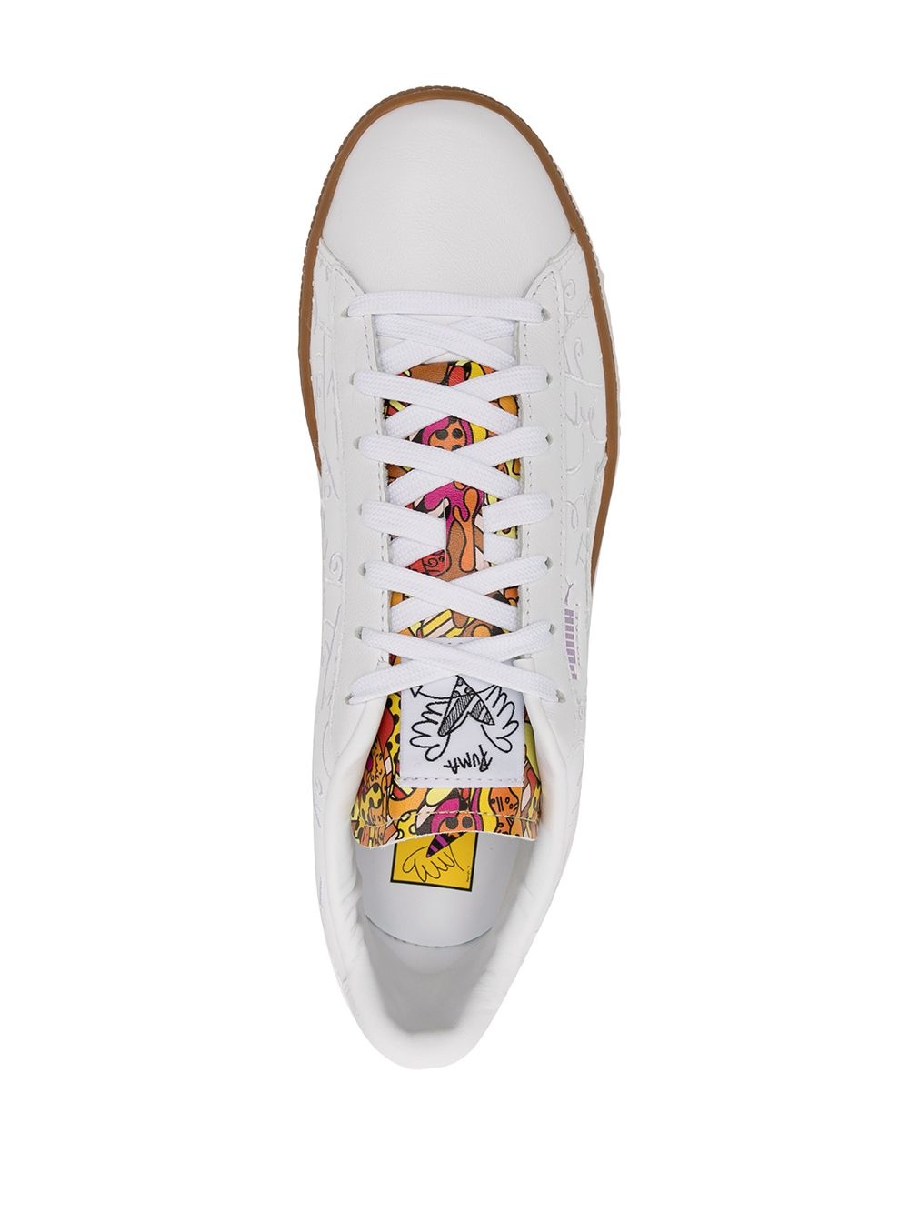 x Romero Britto Basket embroidered trainers - 4