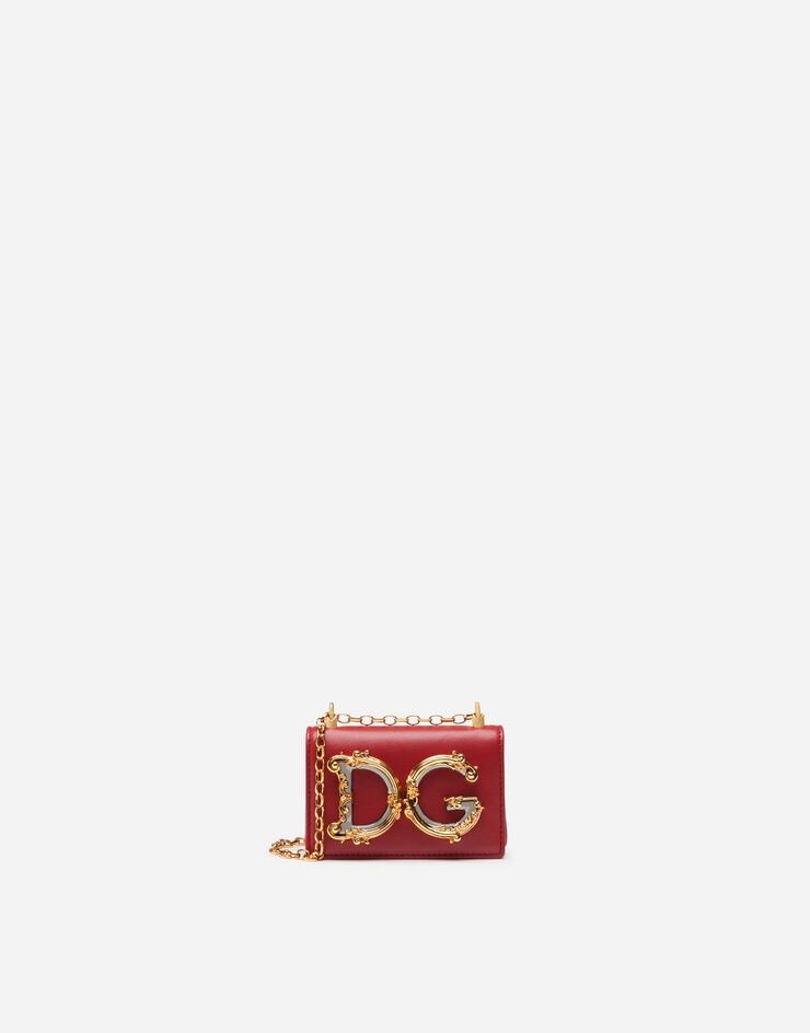 DG Girls micro bag in plain calfskin - 1