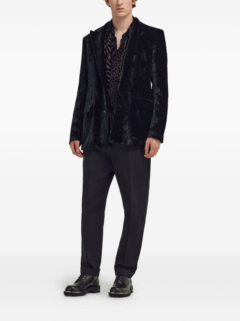 Roberto Cavalli single-breasted blazer outlook